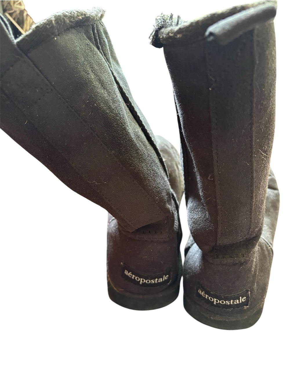 Aeropostale Black Winter Rain Boots
